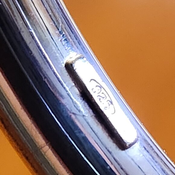 Sterling Silver Hinged Bangle - Picture 3 of 4